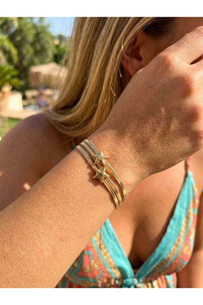 İNN JEWELLERY 316 L Çelik Bileklik Yıldız Figürlü Renk Atmaz