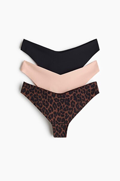 H&M 3'lü İz Yapmayan Thong Külot Lycra®