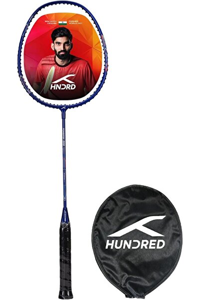 Hundred Powertek 200 PRO Graphite Strung Badminton Racket with Full Racket Cover