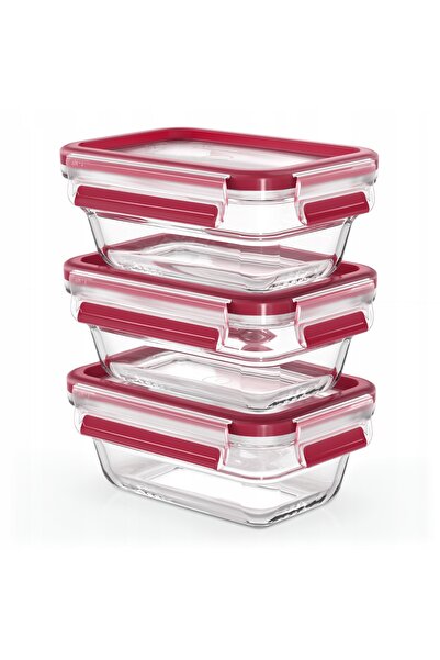 TEFAL Masterseal N1051110 set de recipiente pentru alimente, 3 piese, 450ml