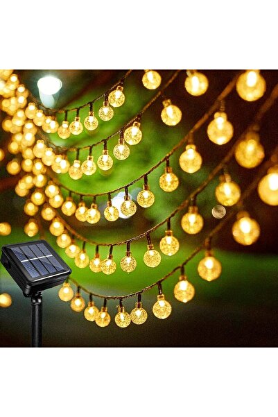NO BRAND Ghirlandă solară, 6m lumini, 40 LED-uri, lanț de globuri, decorațiun...