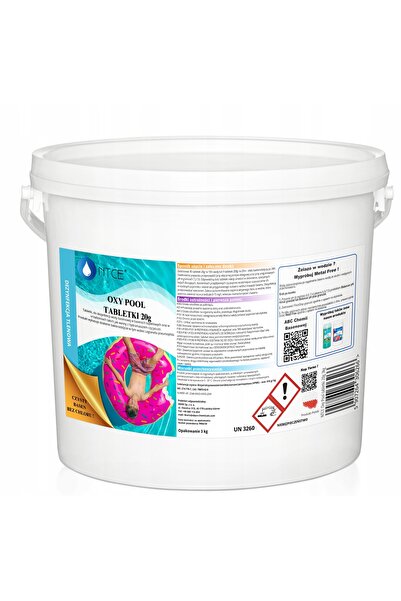 Ntce Tablete de piscină cu oxigen activ de 3kg, tablete de piscină și jacuzzi...
