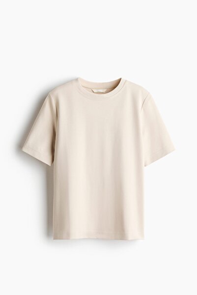 H&M Pamuklu Jarse Tişört