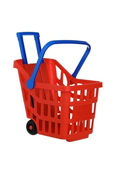 OEM Jucarie Cos Super Market cu Roti Rosii Albastre