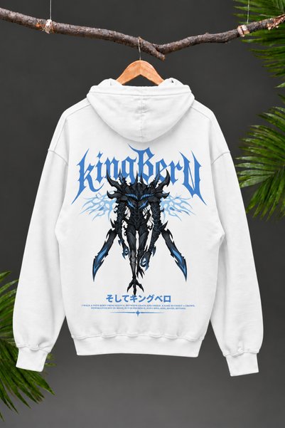 Nulivez King Beyblade Anime Hoodie – Blue Dragon Printed Unisex Hooded Sweats...