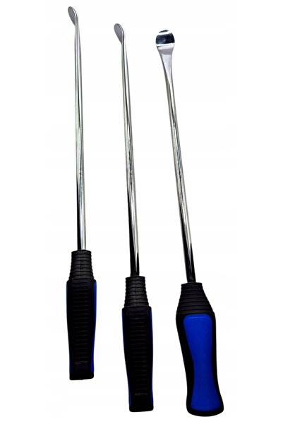 Falon Tech Spatule pentru anvelope motocicletă, scuter, bicicletă 37cm + Prot...