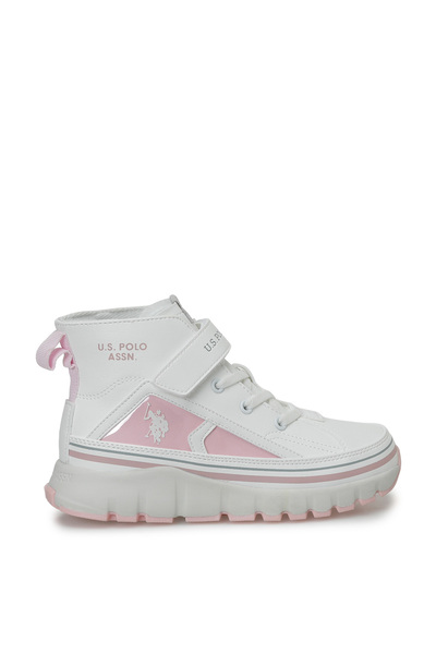 U.S. Polo Assn. KELTES JR Beyaz Kız Çocuk High Sneaker