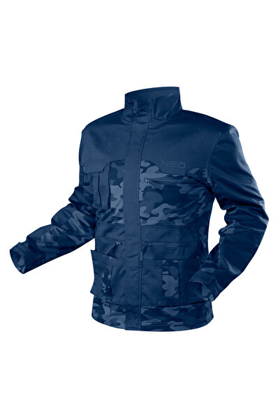 NEO Tools Bluză de lucru mov, jachetă de lucru, Neo Camo, bleumarin, 81-213 M