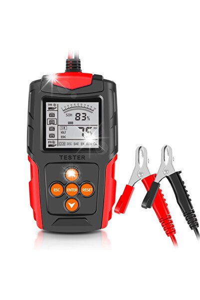 NO BRAND Tester digital pentru baterii cu afișaj LED 12V 24V 3AH-200AH