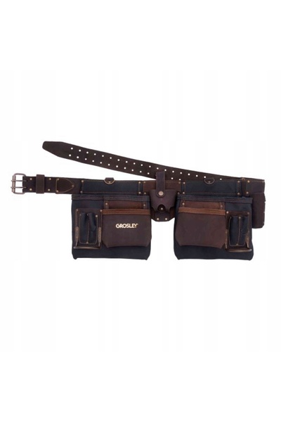 GROSLEY SP. Z O.O. Grosley Pas monterski piele nubuc 11 buzunare suport pentr...