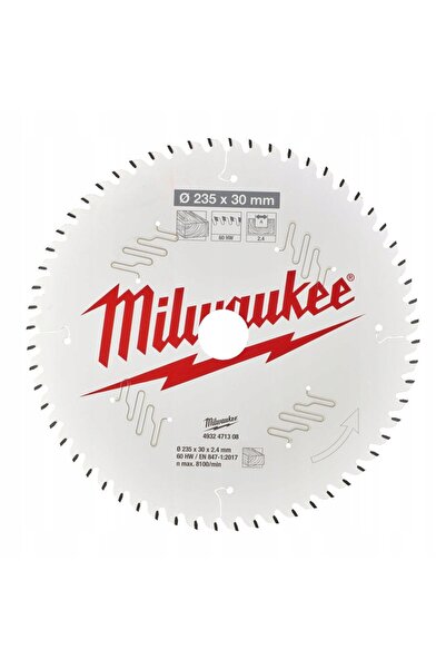 Milwaukee Lamă de ferăstrău vizuală pentru tăierea lemnului, 235mm 30mm 2.4 6...