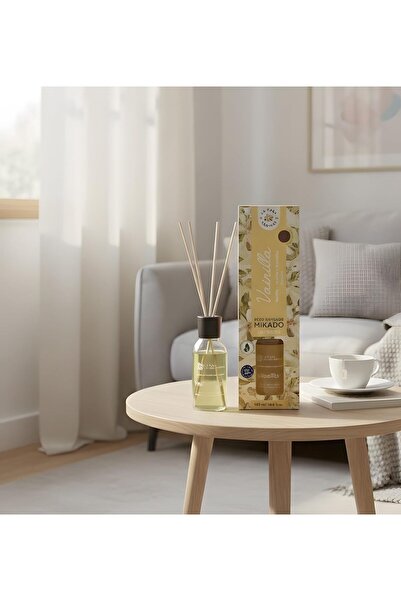 La Casa De Los Aromas Aromas Mikado Reed Diffuser 100 ml - Intense Vanilla Perfume | Made with Natural Ingredients | Long-Lasting Home Fragrance | Made in Spain