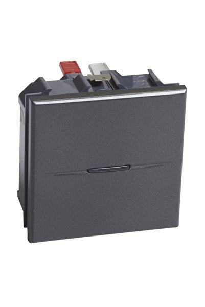 Legrand AXOLUTE Conector Unic 2 Module Axial Antracit