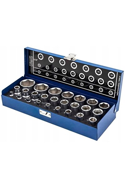 Scheppach SET COMPLET DE CHEI IMBLOCĂTOR CU CAPETE HEXAGONALE 4-32MM DIN OȚEL...