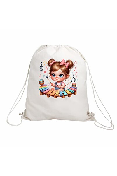 OEM Rucsac pentru copii, Grădiniță, Muzician în miniatură, 43×34 cm, RGR034