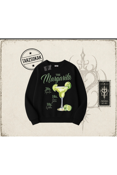 Tarzsokak Ženska margarita majica s širokim izrezom, unisex, bela