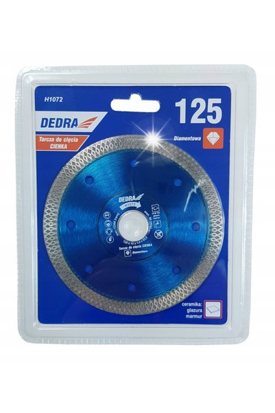 dedra Disc diamantat zimțat pentru glazură 125/22,2 H1072