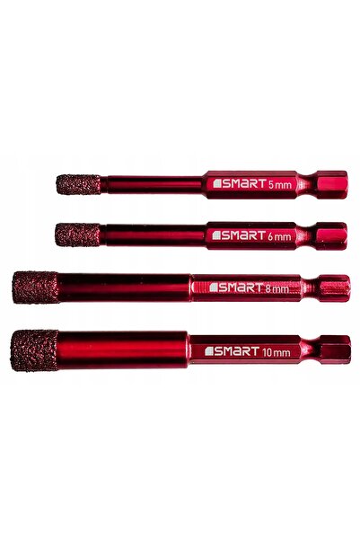 Smart365 Burghie diamantate pentru granit 5-10mm hexagonale 4 bucăți uscat/um...