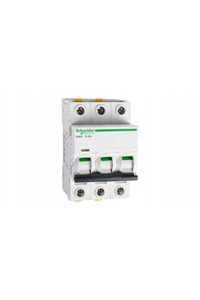 Schneider Electric SCHNEIDER ACTI 9 A9F03340 3P B 40A 6KA AC IC60N-B40-3 Disj...