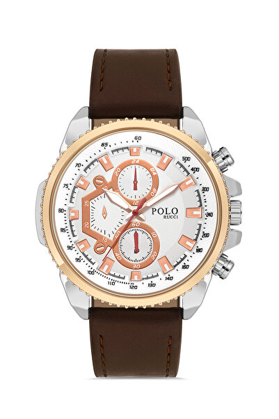 POLO Rucci ساعة يد رجالية بحزام 2050