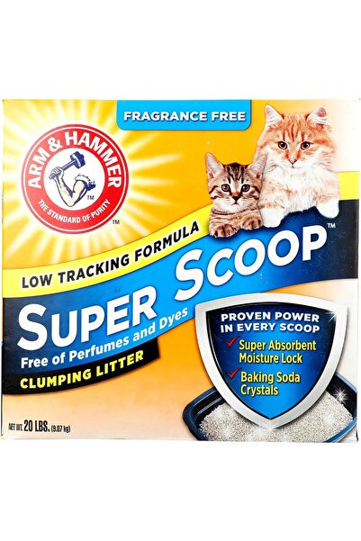 Arm&Hammer ARM & HAMMER Super Scoop Clumping Litter Fragrance Free, 9.07kg