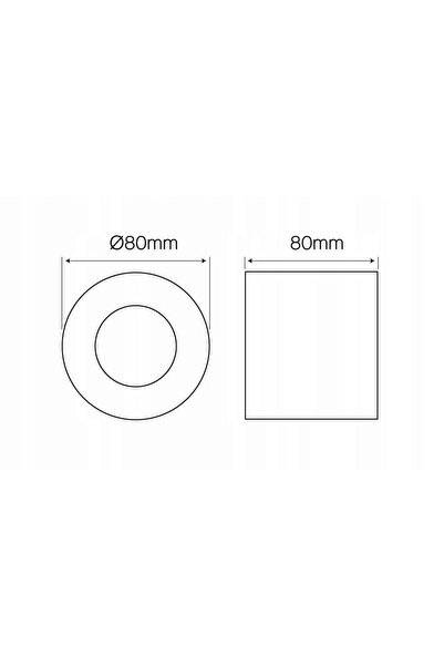 LEDLINE Corp de iluminat aplicat pe suprafață, tub negru TUBE 242557 Led Line