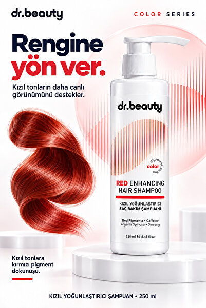 Dr.Beauty Kırmızı Şampuan - Kızıl Yoğunlaştırıcı 250 ml - Dr. Beauty Red Enha...
