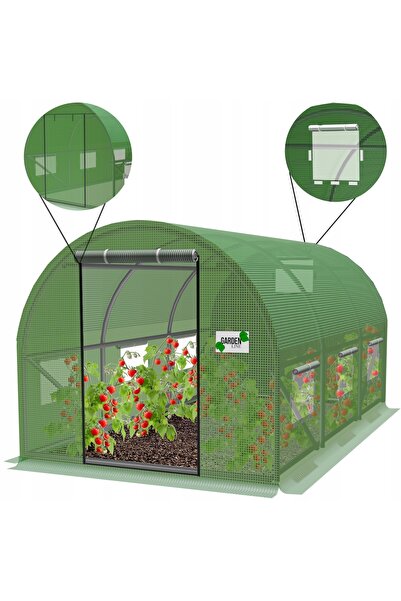 Chomik SERDINĂ DE GRĂDINĂ TUNEL VERDE 3x2x2m SERDINĂ 6m² FOLIAC 300x200cm