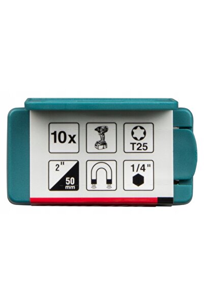 Makita BITY UDAROWE E-26048 IMPACT PREMIER T25 50mm Torx 1/4 10 bucăți