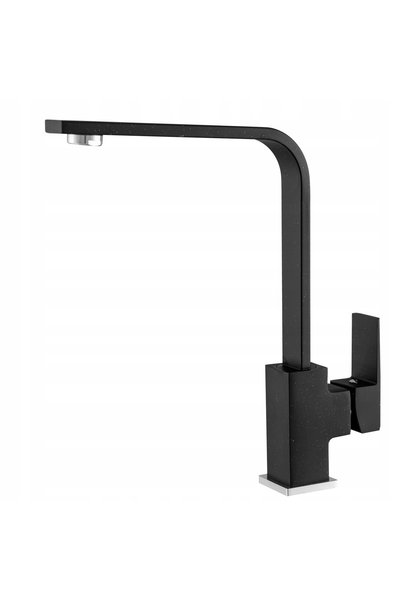 Gamma+ Baterie de bucătărie cu chiuvetă NOOK GRANIT BLACK