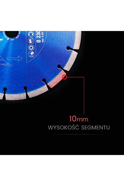 DIEWE Disc diamantat VENTILAT pentru beton D-B 350 / 25.4mm segment de 15mm