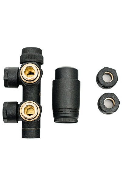 DIAMOND Set de robinete termostatice unghiulare ART.431.ZEST.ZESP.CZ