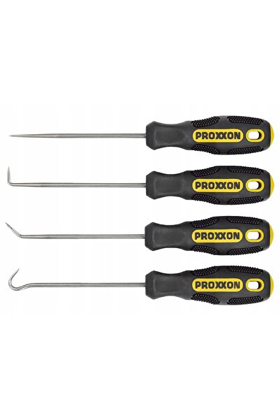 Proxxon Set de croșete cu mâner, ace de croșetat, 4 bucăți. 22700