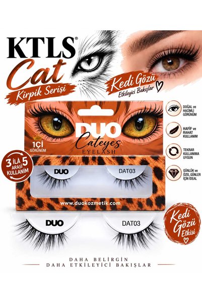 Duo KEDİ GÖZÜ KİRPİK CATEYES DAT 03