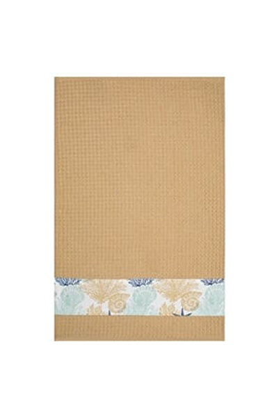 OEM Prosop de Bucatarie Maro cu Model Scoici & Corali 60x40cm