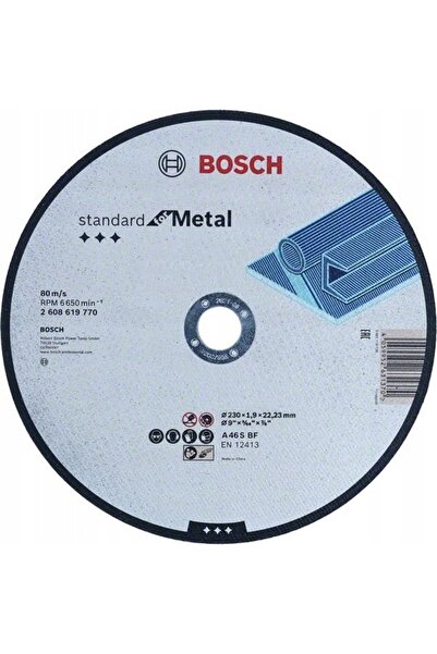 Bosch DISC DE CORUND pentru tăierea oțelului 230/3,0mm - PACHET 25 BUC.