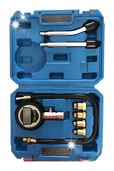 Silver Tester LCD pentru nivelul de compresie al benzinei 14 bar