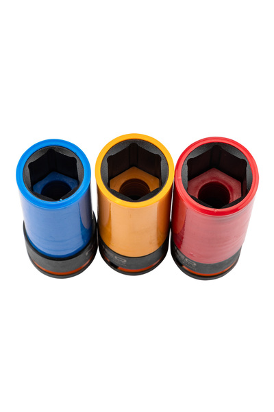 NEO Tools Capace jante din aluminiu 3 bucăți 17 19 21 mm Solid Colorat