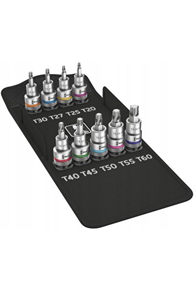 wera 8767 C TORX HF 1 Set de 9 chei tubulare Zyklop 1/2 "