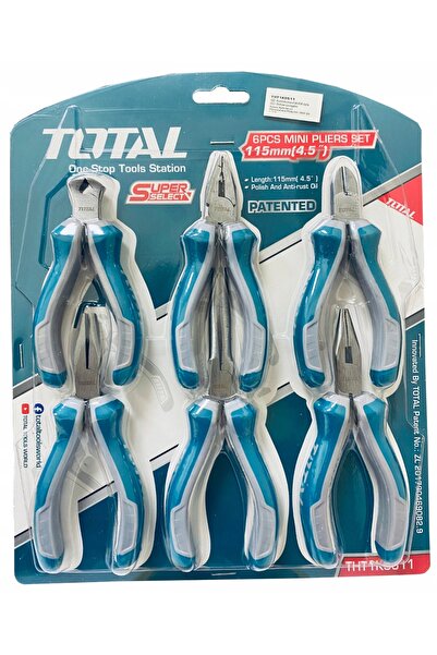 TOTAL Set de clești de precizie mini - mici