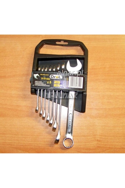 drel Set de chei plate și inelare 10-17mm 6 bucăți service atelier JUFISTO