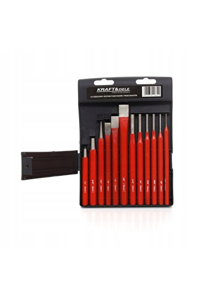 Kraft&dele Set de 12 tăietoare, perforatoare și vârfuri, în carcasă KD10111