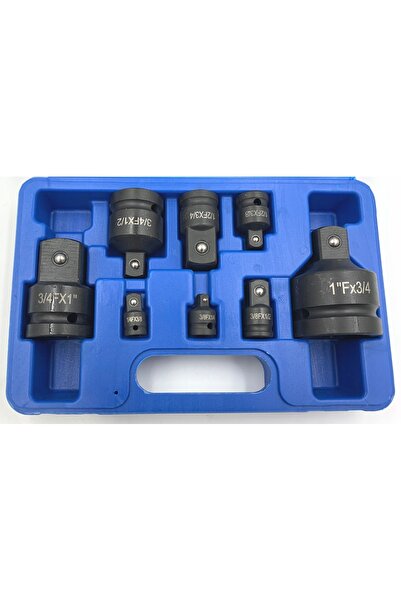 Silver REDUCTOARE ADAPTOARE DE IMPACT 1/4 3/8 1/2 3/4 8 bucăți