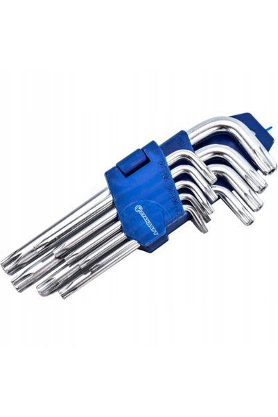 NO BRAND Chei hexagonale TORX cu gaură T10-T50, set standard de 9 piese
