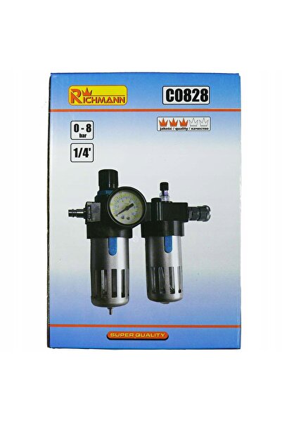 richmann Filtru de aer dublu cu reductor și separator de ulei pentru compreso...