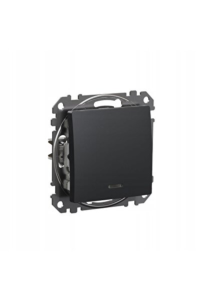 Schneider Electric Conector de scară Sedna Design cu iluminare LED negru SDD1...