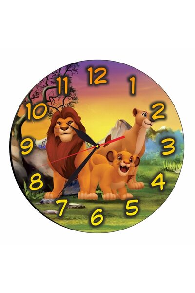 OEM Ceas Disney, Regele Leu, Regele Leu, Lemn, 40 cm, CSDUV096