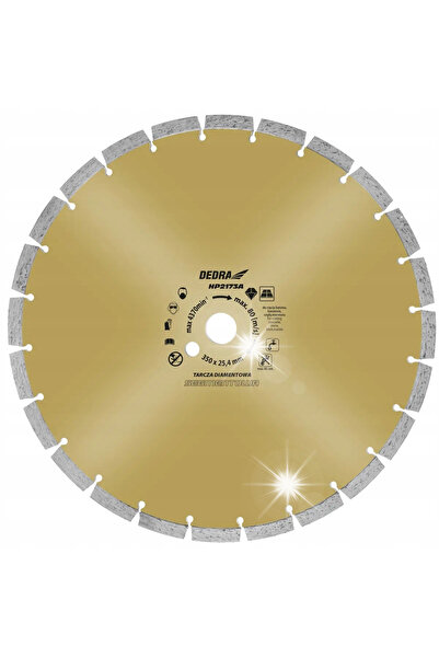 dedra Disc diamantat 400mm pentru tăierea betonului și a pietrei, segmentat H...