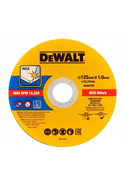 Dewalt SET DISC DE TĂIERE INOX 125MM 1,0MM 50 BUC DT20598