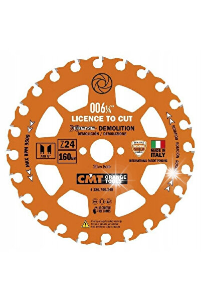 CMT Disc de tăiere lemn cu cuie 160 mm 286.760.24H